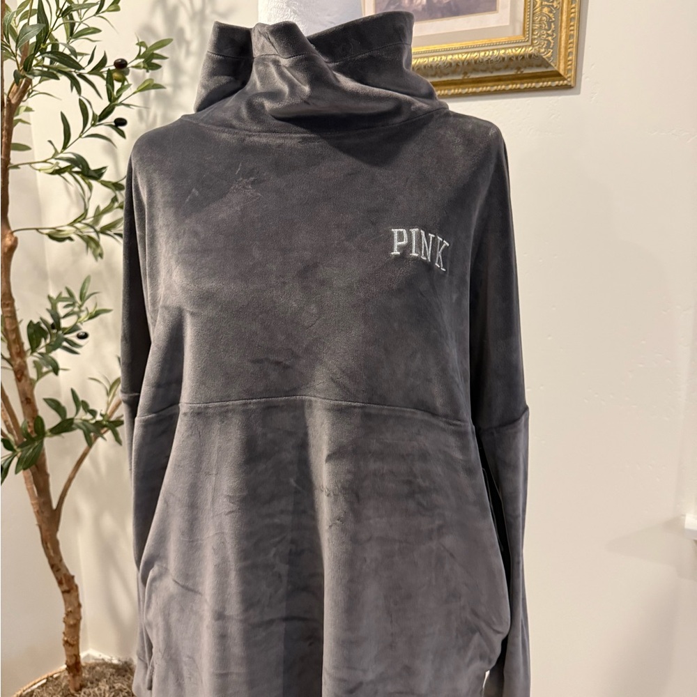 PINK Victoria's Secret Charcoal Turtleneck Sweater